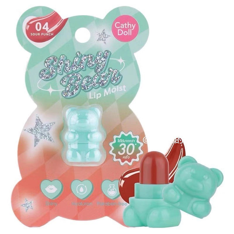 Cute Bear Lip Balm Lipstick -04 Sour Punch 1Pc 1.1 g