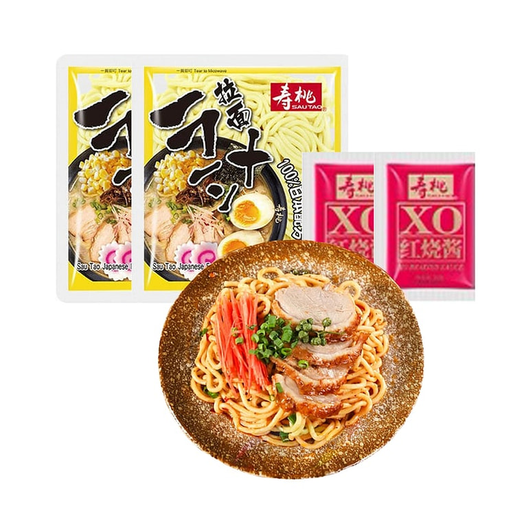 寿桃 车仔面方便面速食香辣酱180g*4袋 360 克