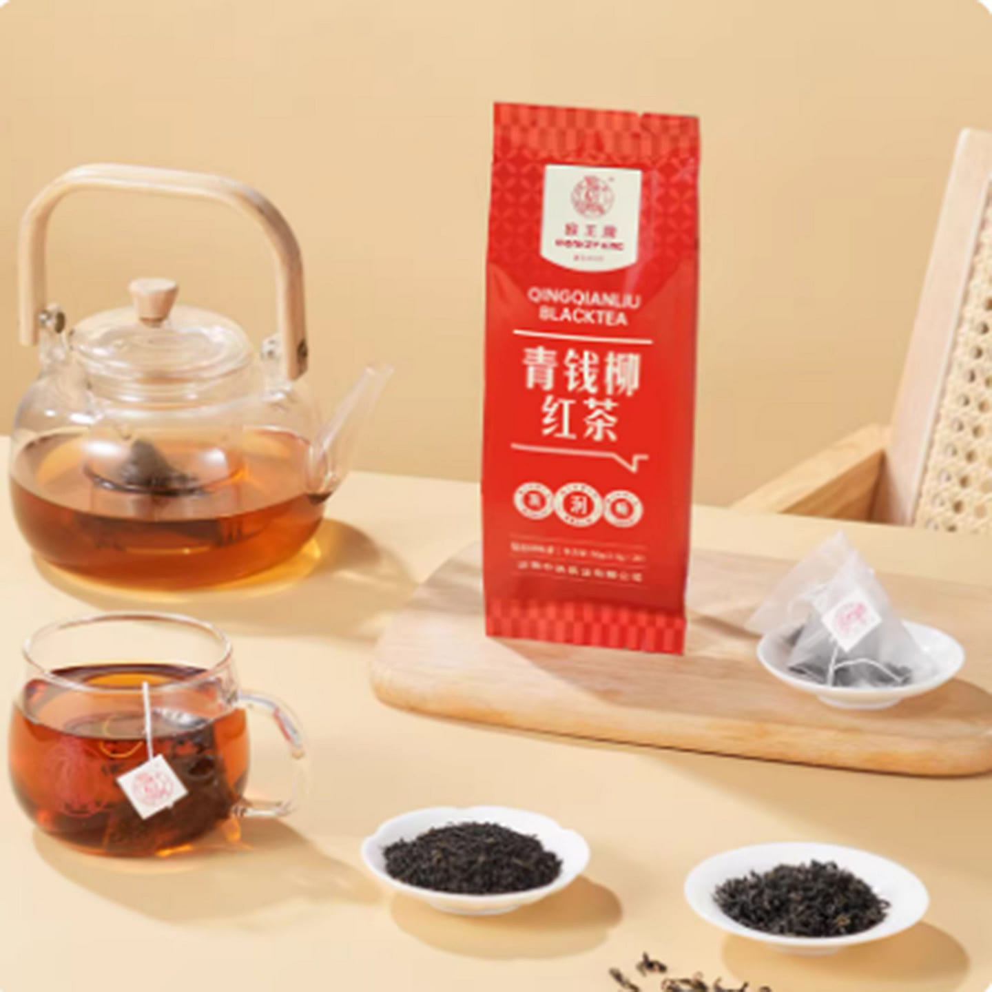 Monkey King Green Coins Willow Red Health Tea 50 g