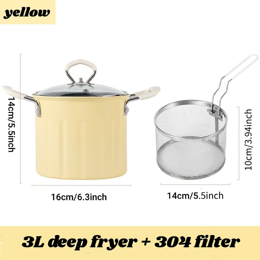 Frying Pot With Filter/Spicy Hot Pot/Kanto Cooking 1 each