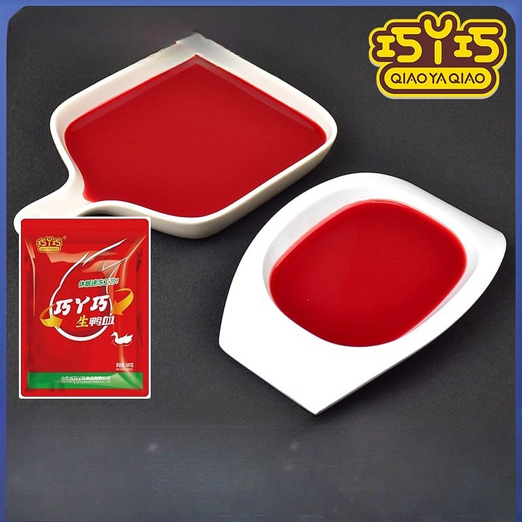 Fresh Duck Blood Hotpot 500g * 1 Bag 400 g