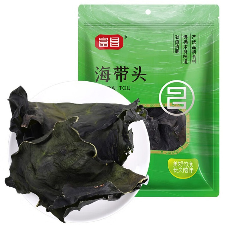 富昌淡干海带头 100g*1 袋 1 个