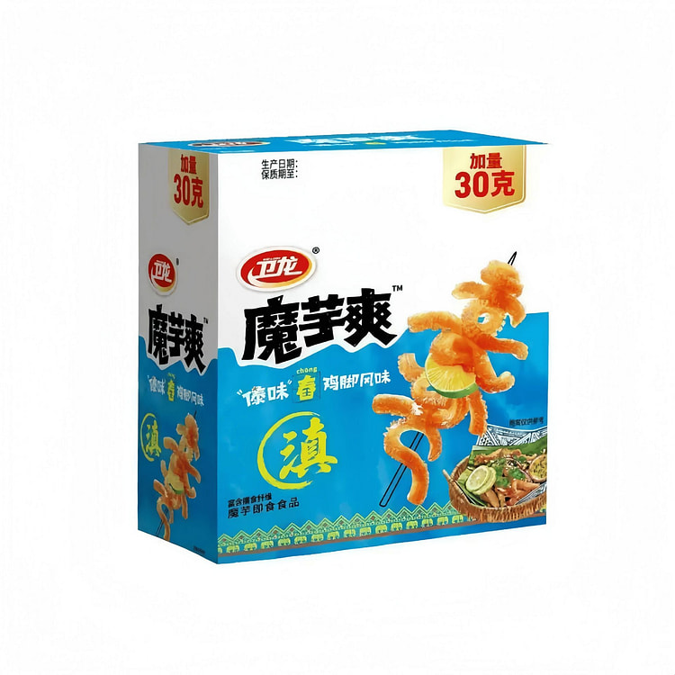卫龙魔芋爽210g舂鸡脚1盒解馋小吃 210 克