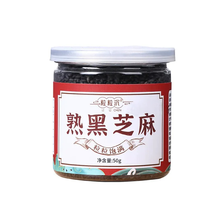 粒粒沉  熟黑芝麻  50g*1罐 50 克