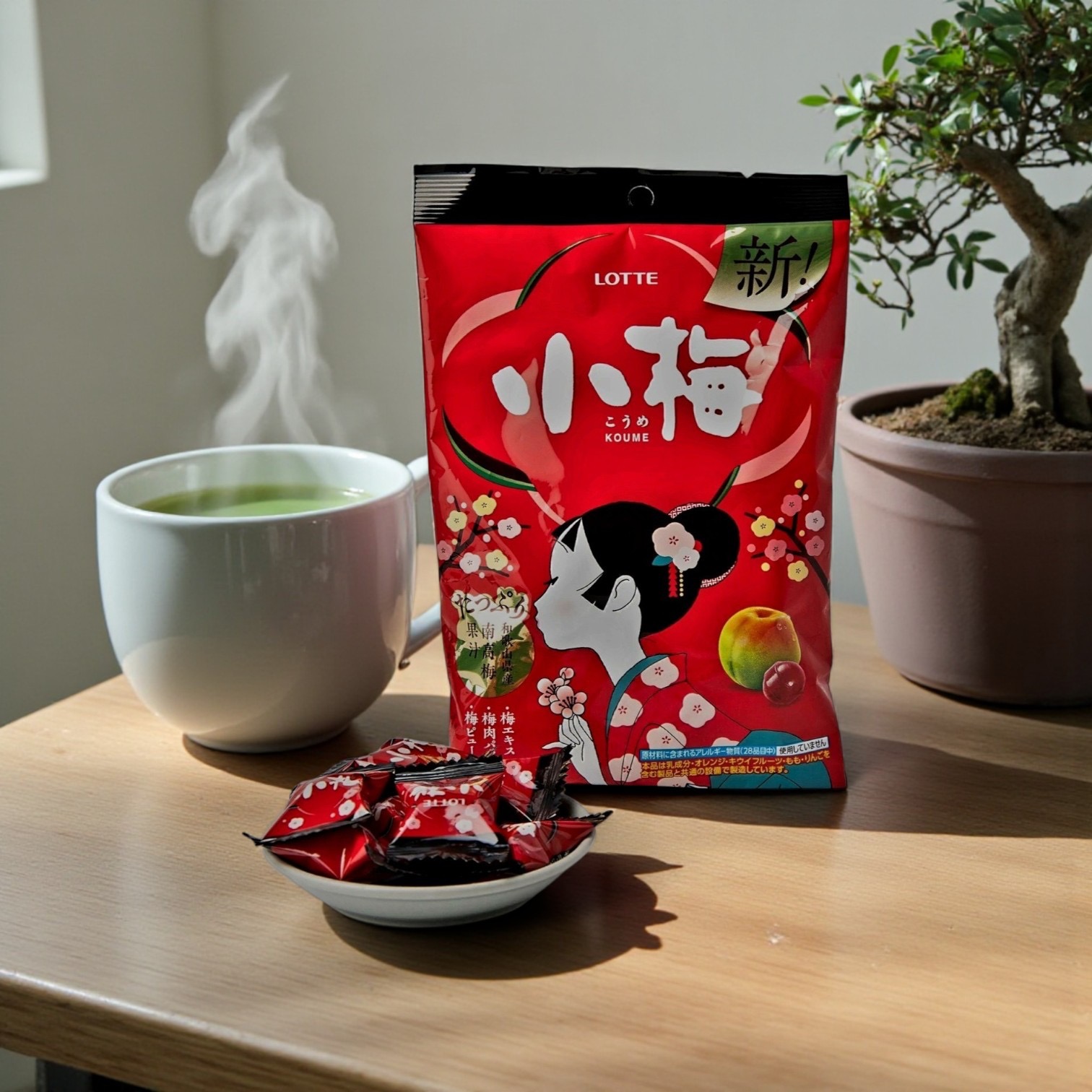 LOTTE KOUME-CHAN Japanese Plum Hard Candy 60 g - Weee!