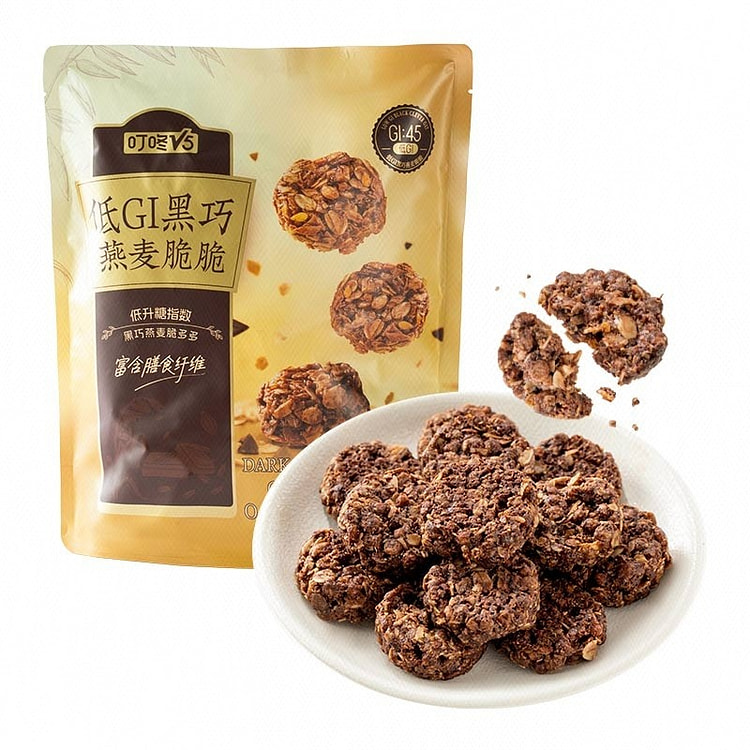 叮咚V5 低GI黑巧燕麦脆脆 150 克