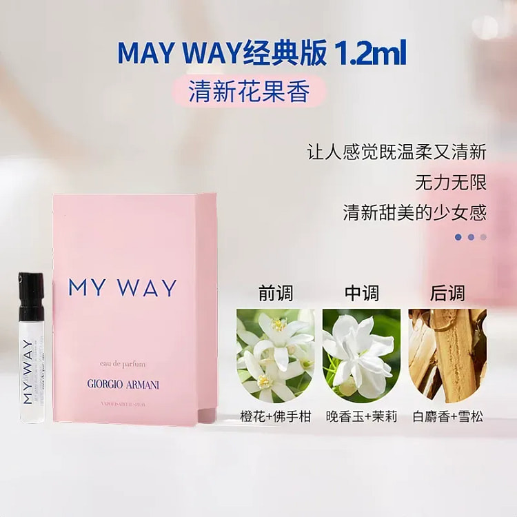 Armani My Way Perfume Sample 1.2ml 1.2 ml
