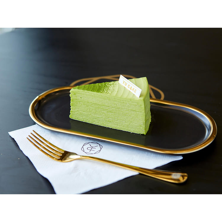 Tráng bánh crepe trà xanh