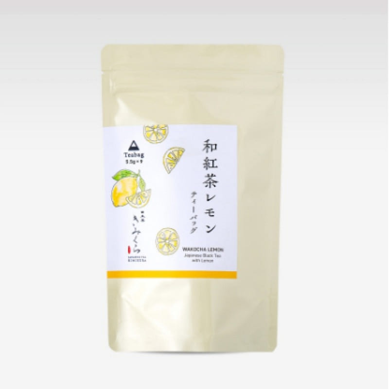 Kimikura Japanese Black Tea Lemon Tea 5.5g*9 bags 1 each