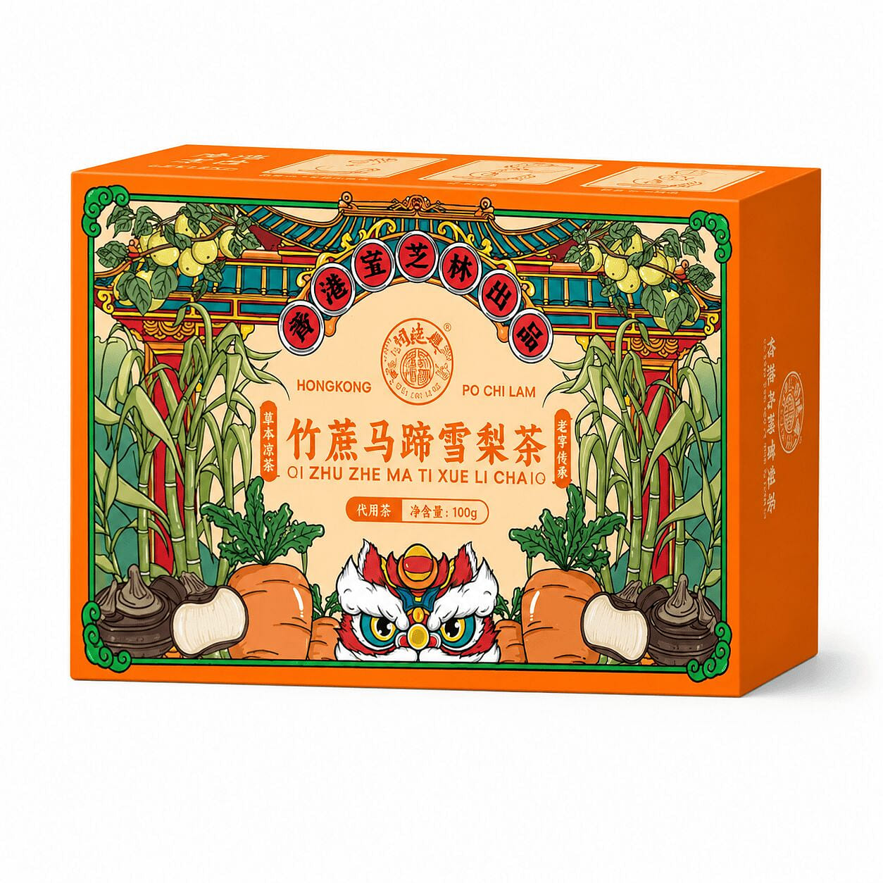 Sugarcane Chestnut Pear Tea 100g 1 box