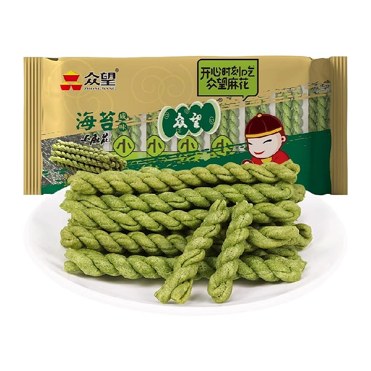 Zhongwang Seaweed Savory Handmade Mini Twists 312g 312 g