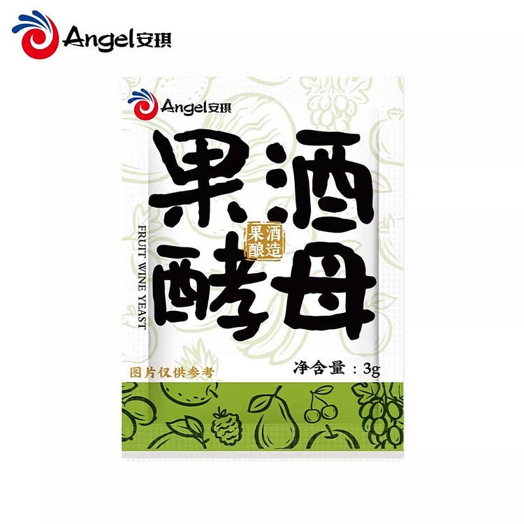 安琪果酒曲自酿酒发酵粉酿酒酵母菌种3g*2包 1 份
