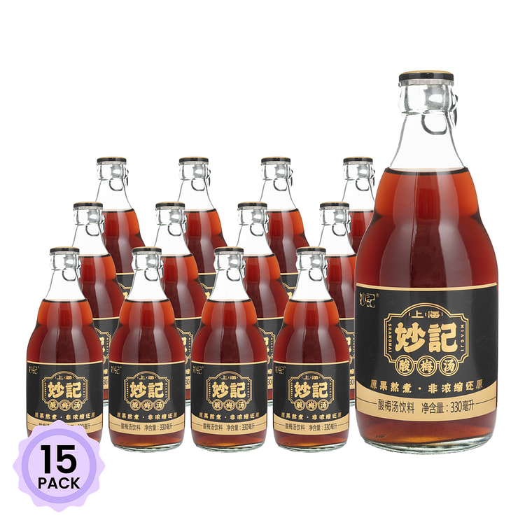 妙记小熊瓶 桂花酸梅汤 330 毫升*15 包