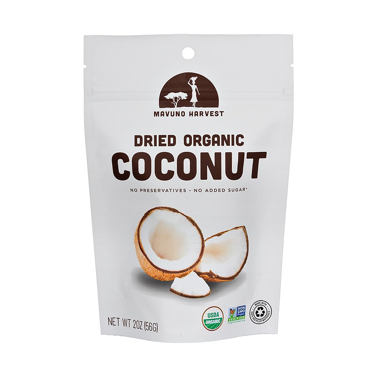 Organic Dried Coconut | 2 oz (6 bags)