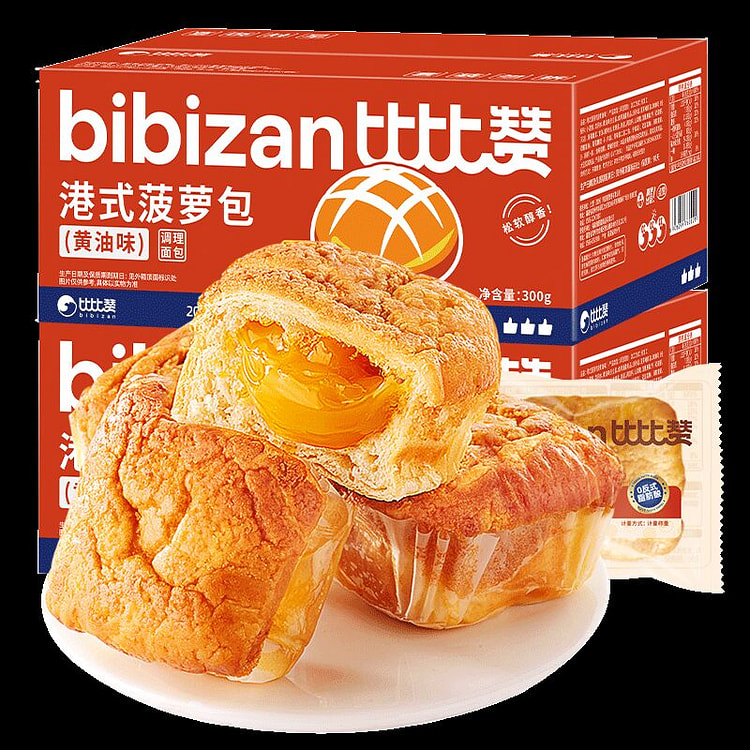 Bibizan Pineapple Bun with Butter Filling (300g) 300 g
