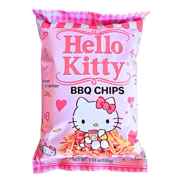 HELLO KITTY Wheat Cracker BBQ Chips