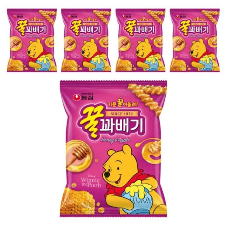 Honey Twist Snack 90g, 5 pieces