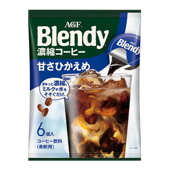 AGF Blendy 浓缩微糖咖啡胶囊 6枚