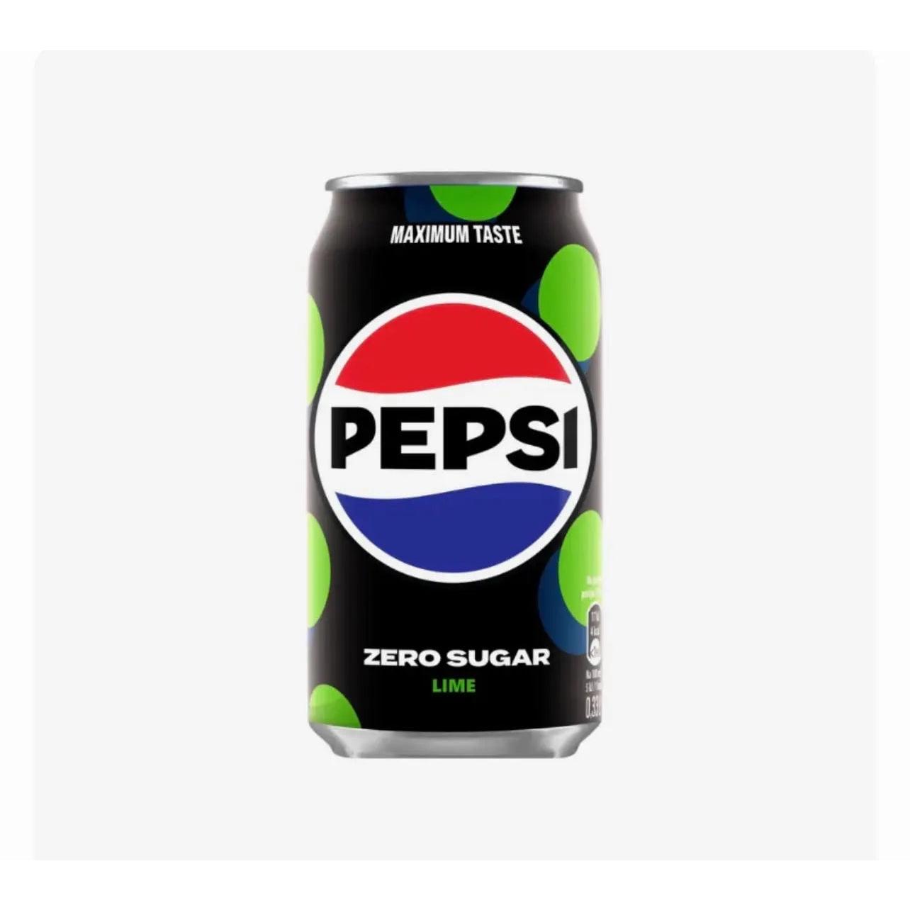 Pepsi Zero Sugar Lime Soda (Canada) 1 each