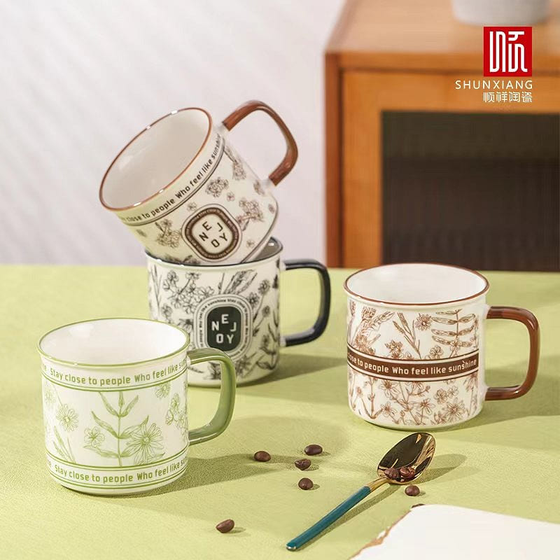 Shunxiang Medium European-style Mouth Cup (Nature Pavilion) 1 count