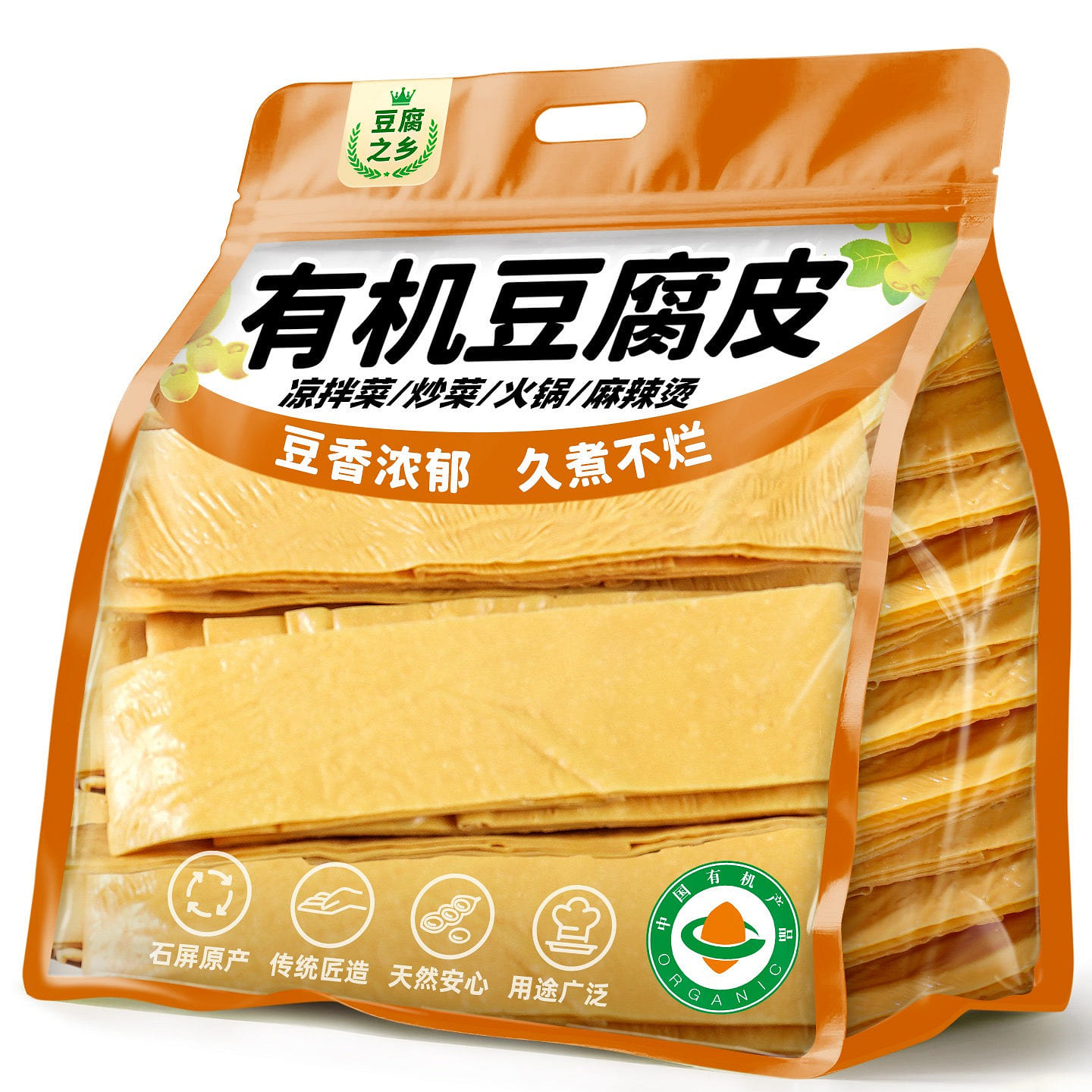 Uncle A, organic tofu skin 205 g