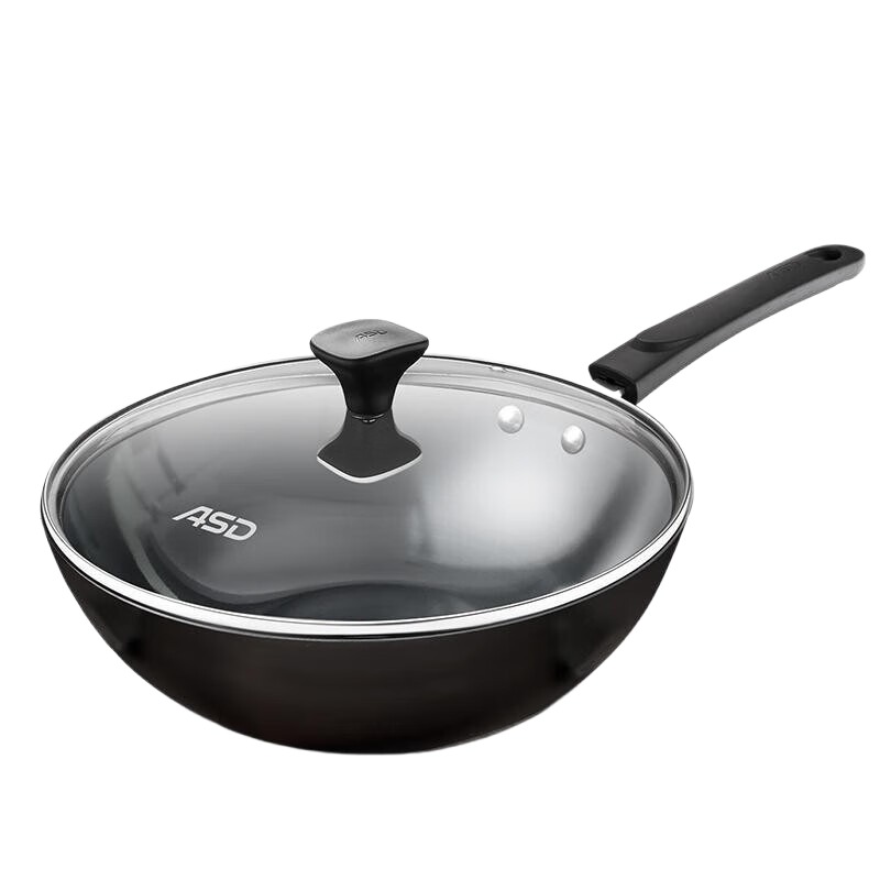ASD Uncoated Rust-Resistant Cast Iron Wok 30cm 1 count - Weee!