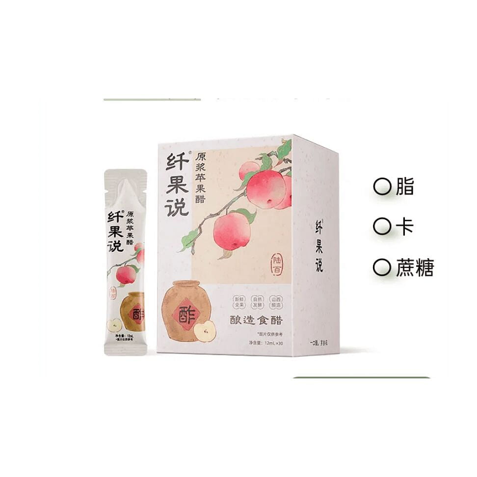 Xianguoshuo puree apple vinegar 12ml*30 strips 360 ml