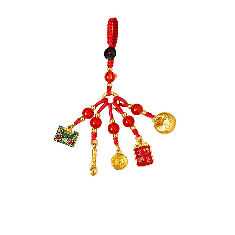 灵隐祈福 金榜题名钥匙扣挂件 好运长乐10.5厘米 1 盒