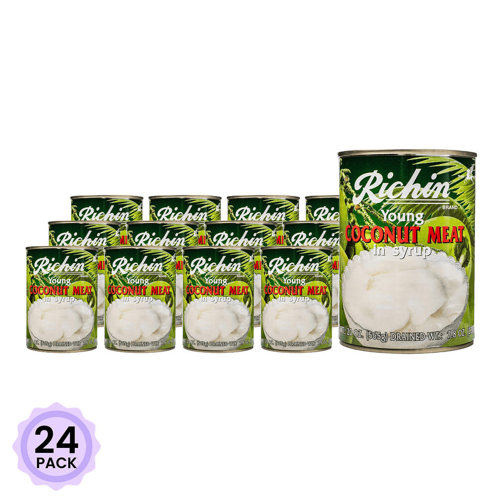 Richin Young Coconut Meat in Syrup 20 oz*24 pack