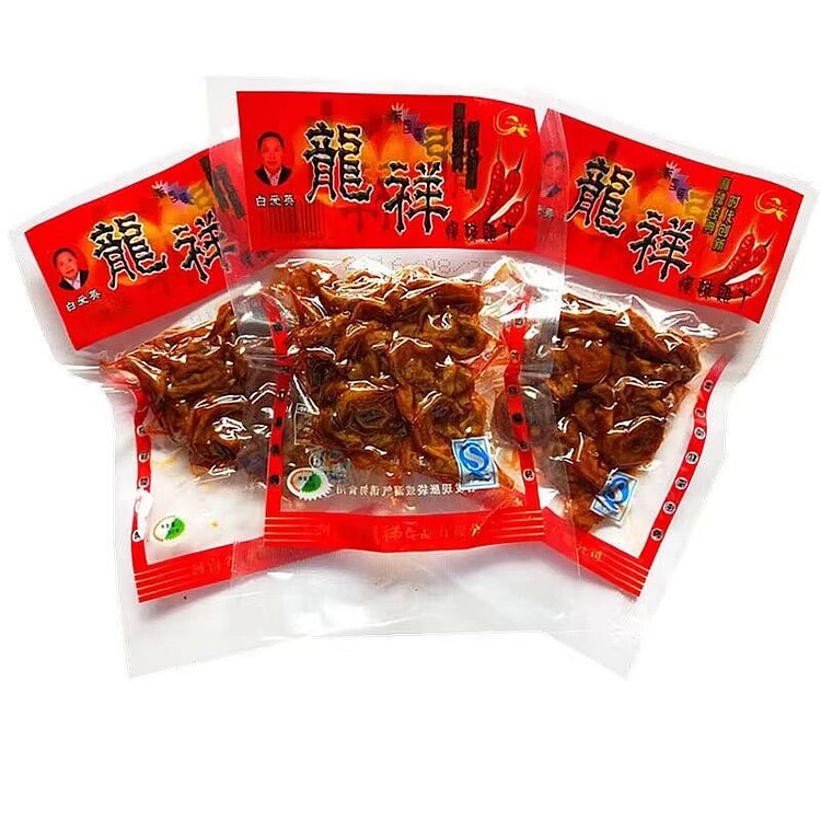 龙祥爆辣辣串素爆辣麻辣面筋辣条18g*5袋 90 克