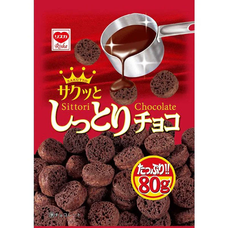 Risuka Moist Chocolate 80g [Sweets] 1 each