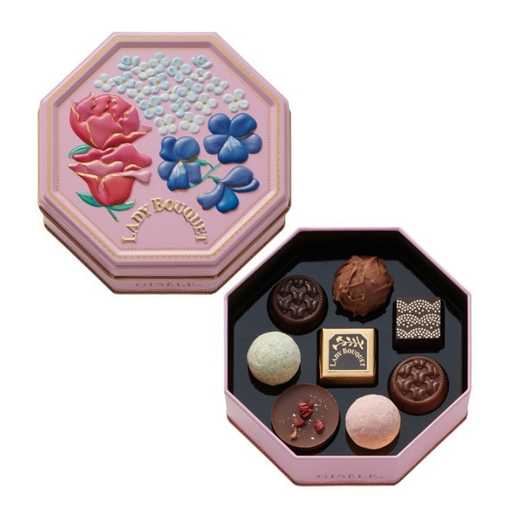 Morozoff 鲜花巧克力礼盒 8枚 1 份