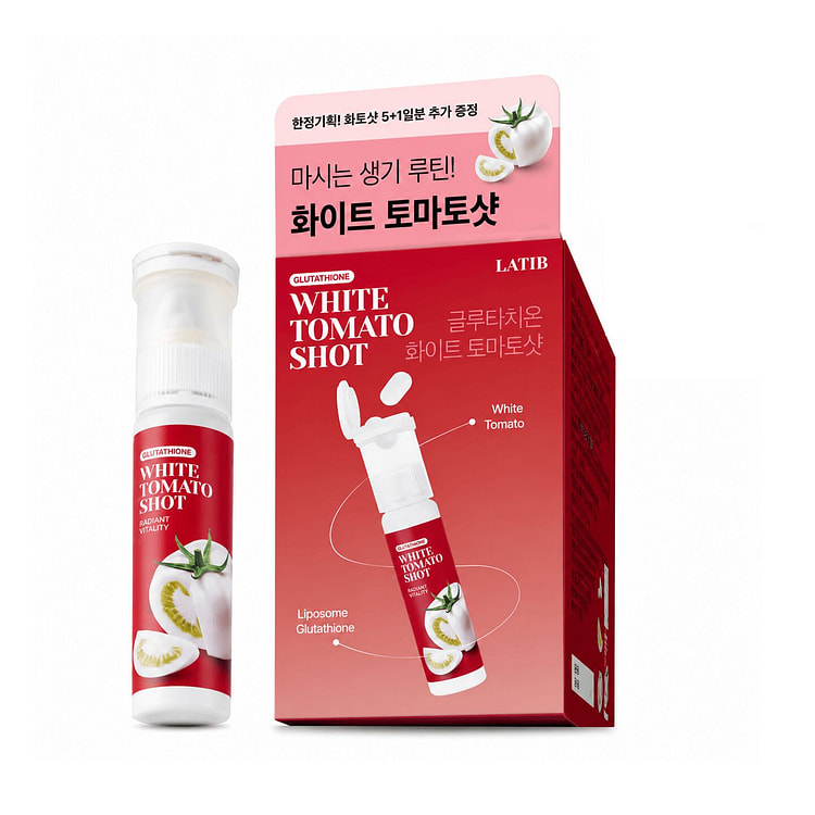 韩国LATIB白番茄Shot浓缩饮5+1瓶 1 盒