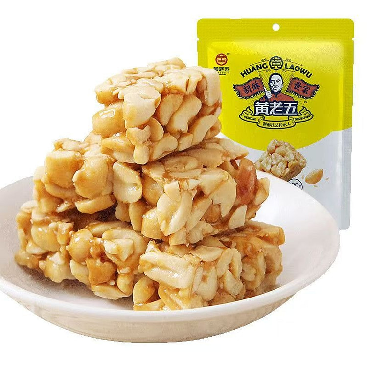 Huang Laowu Peanut Crisp 188g*1 Pack 188 g