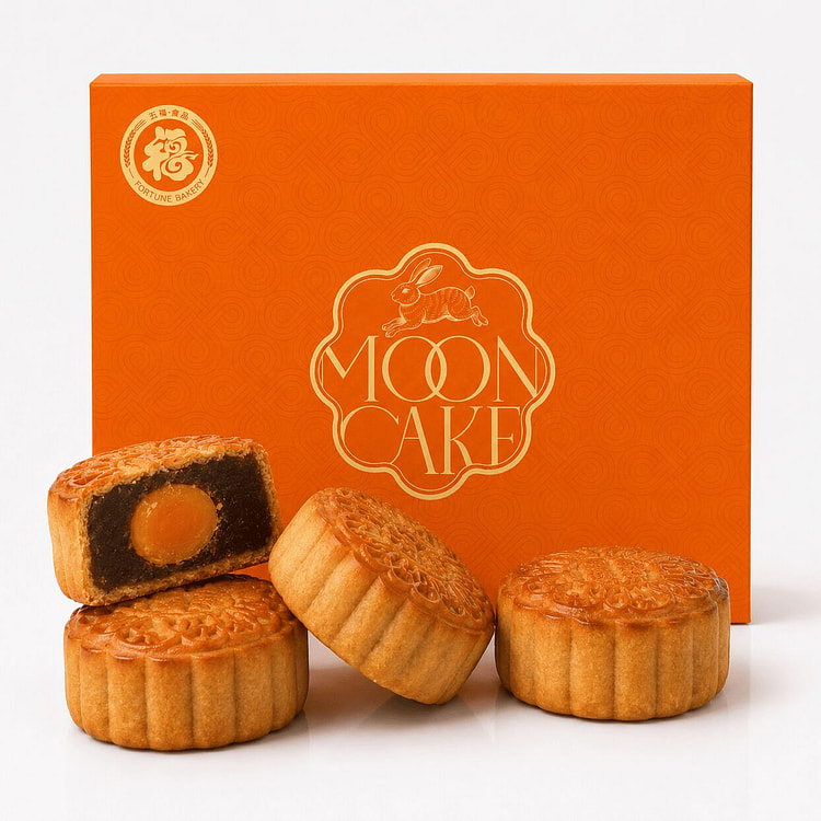 Salted Egg Yolk Red Bean Paste Mooncakes 718g 1 each