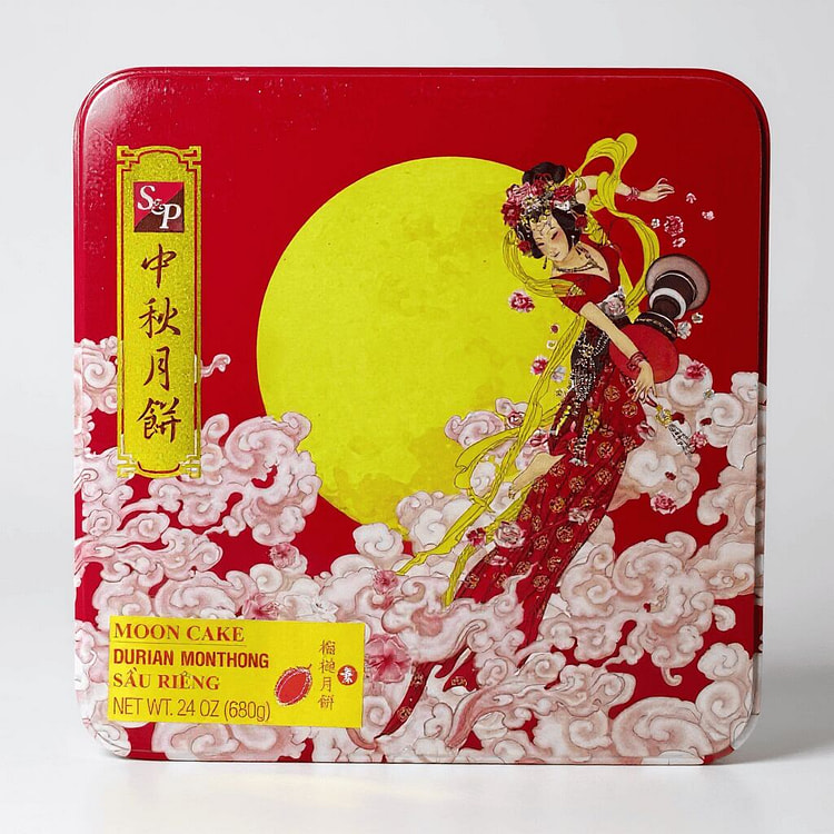 月饼 榴莲 MonThong 私人中秋蛋糕 1 盒