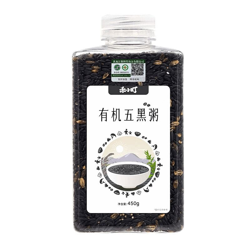 Hexiao Town organic black porridge 450g 450 g
