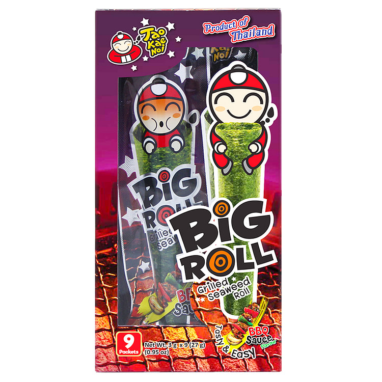 即食烤海苔卷烧烤味27g*1盒