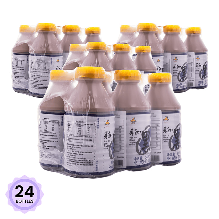 永和豆浆 黑豆浆 300 毫升*24 瓶