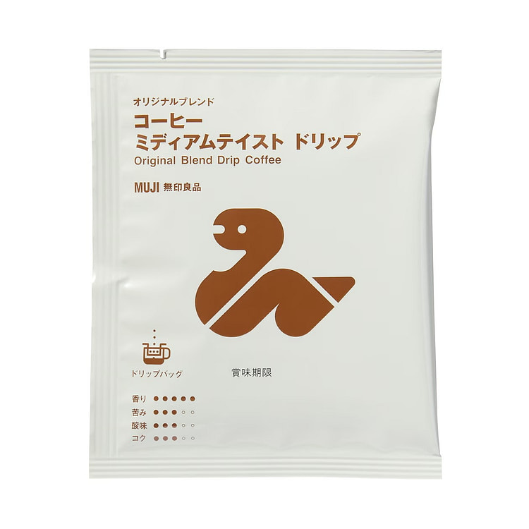 muji 无印良品 2025巳年限定 原味混合挂耳咖啡 中味 10g