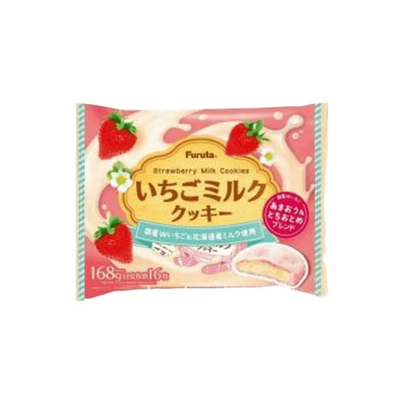 FURUTA 2种草莓巧克力 牛奶小饼干168g 1 包