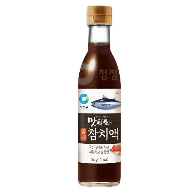 ChungJungOne Blue Crab Tuna Sauce 청정원 맛선생 꽃게참치액 (560g) Weee!