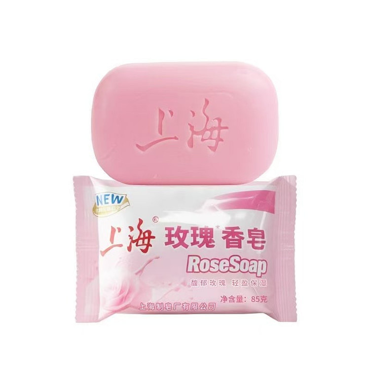Shanghai Old National Brand Rose Soap 85g*5 Bars 425 g