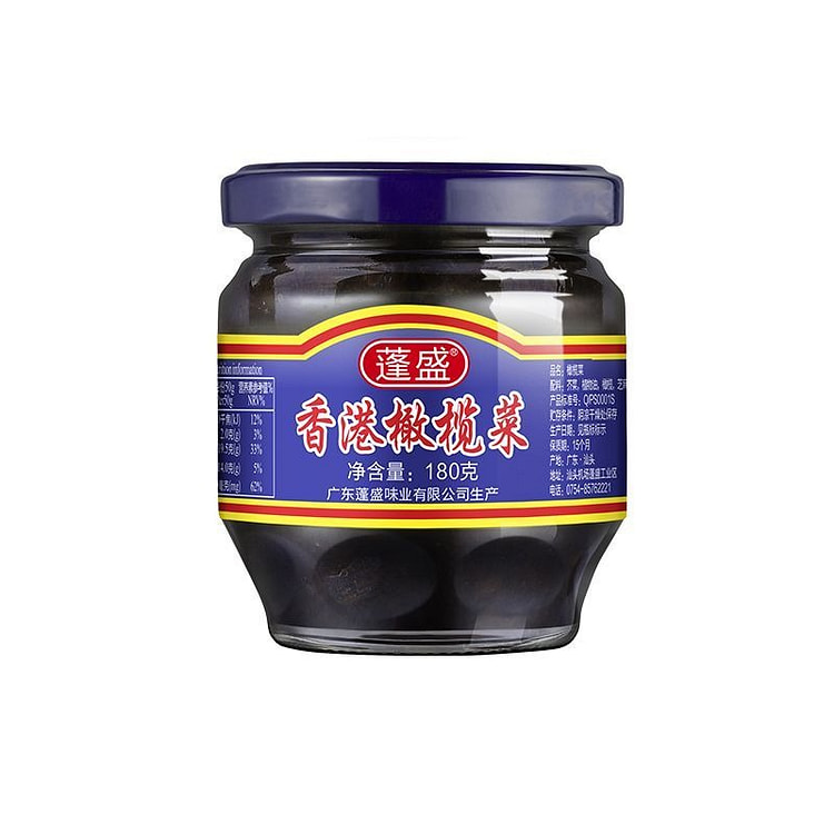 蓬盛香港橄榄菜下饭菜咸菜酱菜180g 180 克