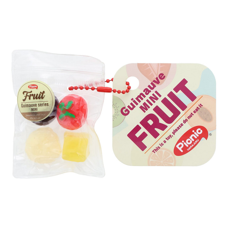 原宿迷你水果钥匙扣 - 混合