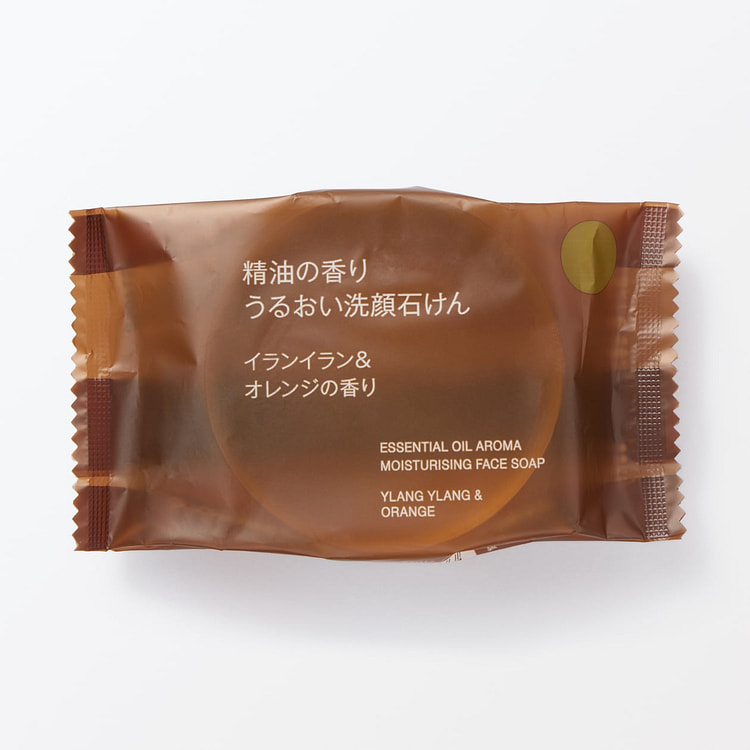 MUJI Moisturizing Facial Soap Ylang&Orange Scent 80 g