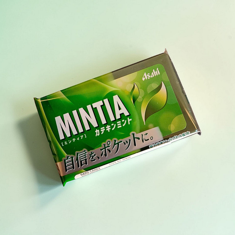 ASAHI Japan Mintia Catechin Green Tea Breath Mint 7 g