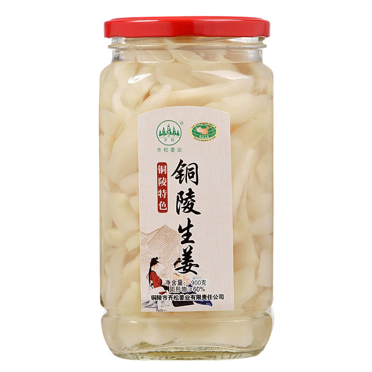 糖醋泡生姜 正宗铜陵白姜嫩仔姜腌制安徽特产*1罐