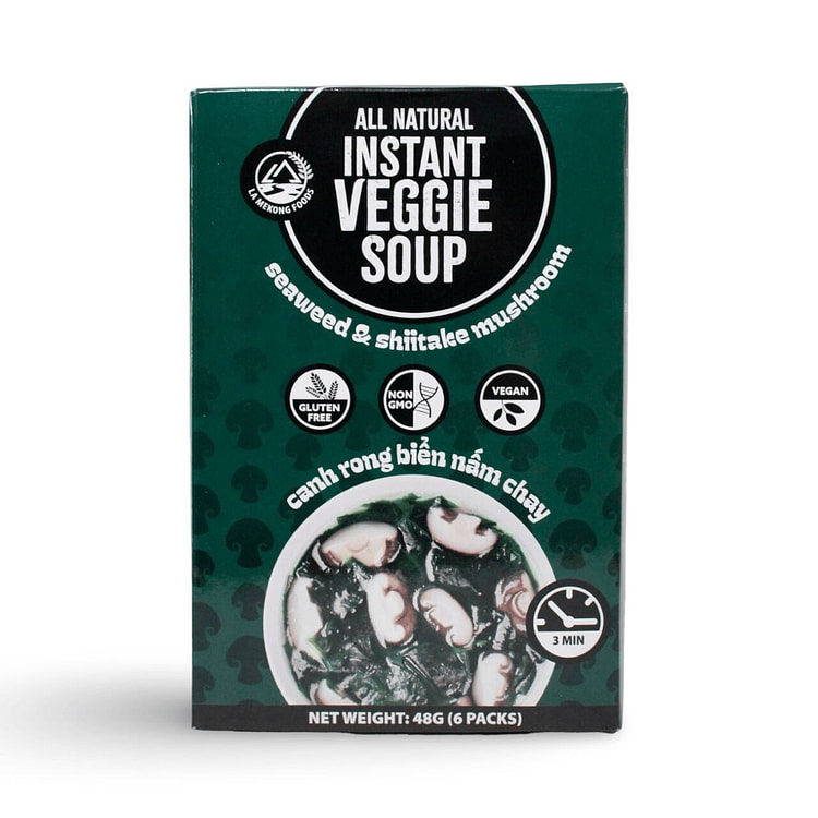Seaweed and Shiitake Mushroom Instant Soup Box 1 box