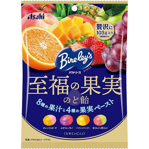 Asahi Bireleys Fruit Throat Candy - 103g 1 each